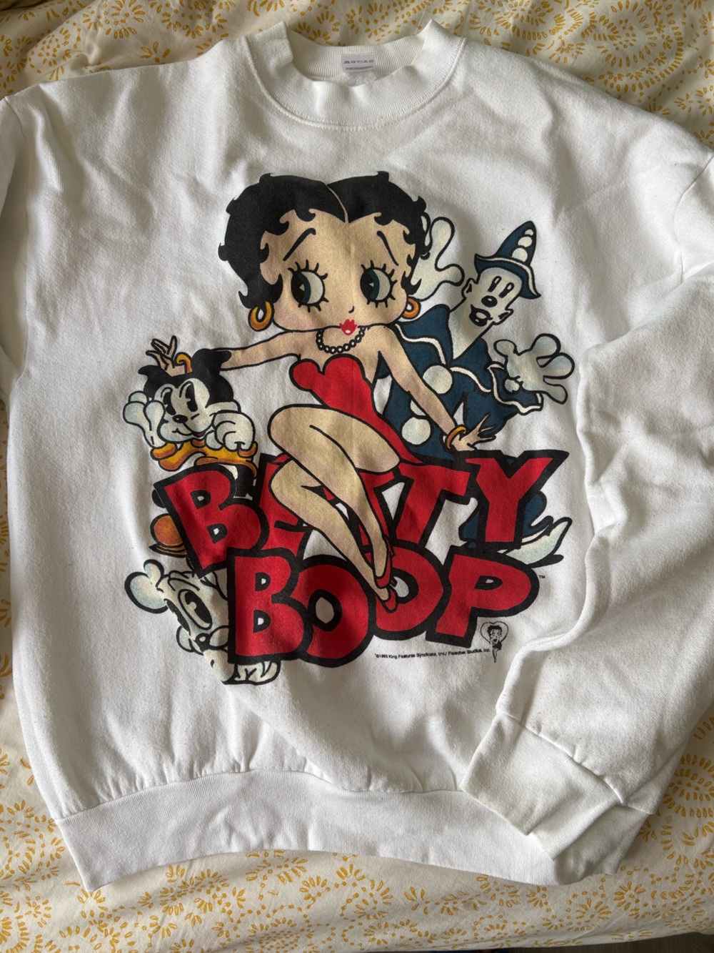 1993 Vintage Fruit of the Loom Betty Boop Crewneck